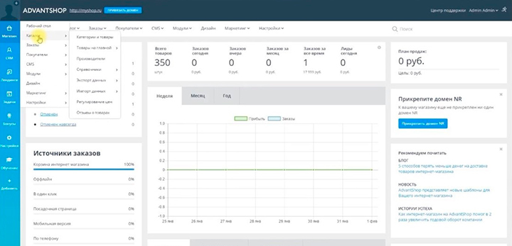 Система управления сайтом advantshop