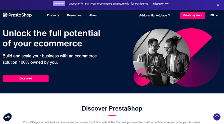 Система управления сайтом prestashop