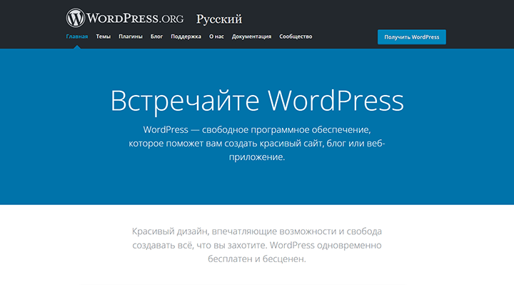 Система управления сайтом wordpress